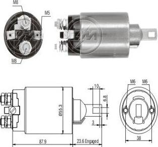 ERA ZM894 - Elettromagnete, Motore d'avviamento autozon.pro