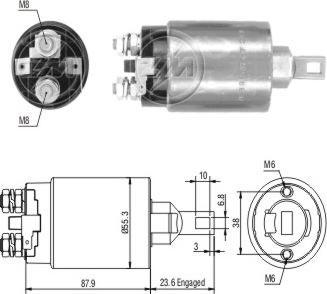 ERA ZM896 - Elettromagnete, Motore d'avviamento autozon.pro