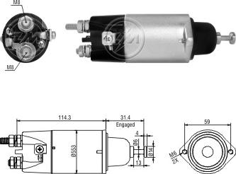 ERA ZM898 - Elettromagnete, Motore d'avviamento autozon.pro