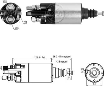 ERA ZM842 - Elettromagnete, Motore d'avviamento autozon.pro