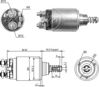 ERA ZM8640 - Elettromagnete, Motore d'avviamento autozon.pro