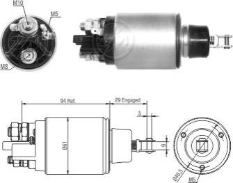 ERA ZM825 - Elettromagnete, Motore d'avviamento autozon.pro