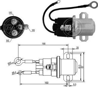 ERA ZM3408 - Elettromagnete, Motore d'avviamento autozon.pro