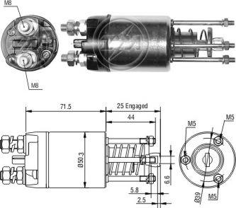 ERA ZM3651 - Elettromagnete, Motore d'avviamento autozon.pro