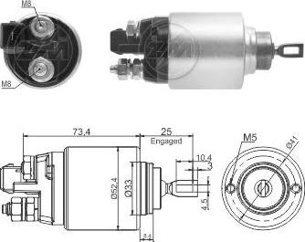 ERA ZM382 - Elettromagnete, Motore d'avviamento autozon.pro