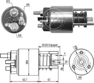 ERA ZM3395 - Elettromagnete, Motore d'avviamento autozon.pro