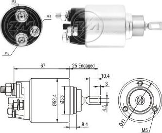 ERA ZM3381 - Elettromagnete, Motore d'avviamento autozon.pro