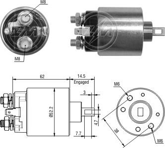 ERA ZM3716 - Elettromagnete, Motore d'avviamento autozon.pro