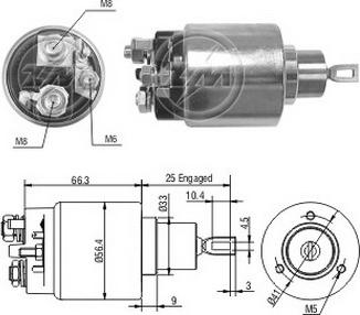 ERA ZM3775 - Elettromagnete, Motore d'avviamento autozon.pro