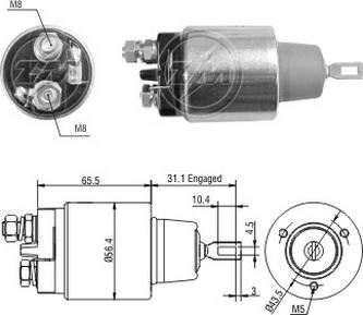 ERA ZM3773 - Elettromagnete, Motore d'avviamento autozon.pro