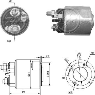 ERA ZM2495 - Elettromagnete, Motore d'avviamento autozon.pro