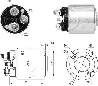 ERA ZM2498 - Elettromagnete, Motore d'avviamento autozon.pro