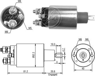 ERA ZM2485 - Elettromagnete, Motore d'avviamento autozon.pro