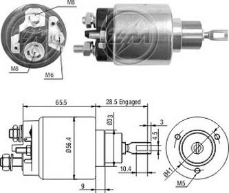 ERA ZM2473 - Elettromagnete, Motore d'avviamento autozon.pro