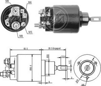 ERA ZM2571 - Elettromagnete, Motore d'avviamento autozon.pro