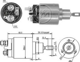 ERA ZM2573 - Elettromagnete, Motore d'avviamento autozon.pro