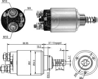 ERA ZM2639 - Elettromagnete, Motore d'avviamento autozon.pro