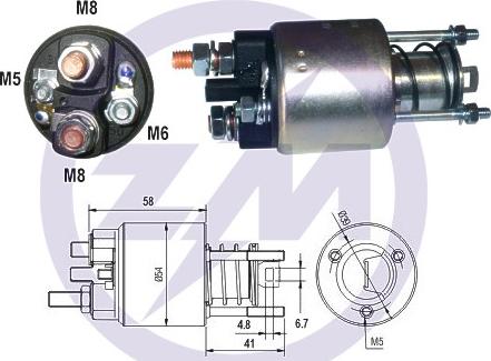 ERA ZM2396 - Elettromagnete, Motore d'avviamento autozon.pro