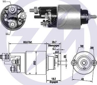 ERA ZM2708 - Elettromagnete, Motore d'avviamento autozon.pro