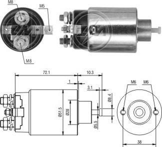 ERA ZM795 - Elettromagnete, Motore d'avviamento autozon.pro