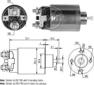 ERA ZM791 - Elettromagnete, Motore d'avviamento autozon.pro