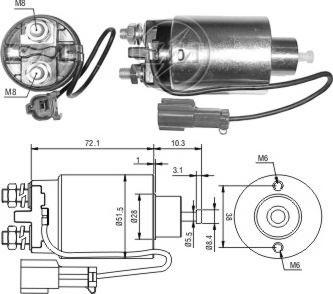 ERA ZM792 - Elettromagnete, Motore d'avviamento autozon.pro