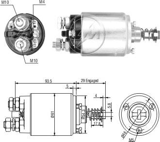 ERA ZM740 - Elettromagnete, Motore d'avviamento autozon.pro