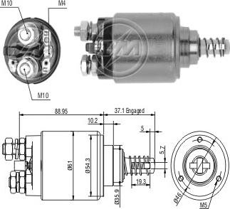 ERA ZM743 - Elettromagnete, Motore d'avviamento autozon.pro