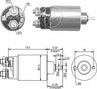 ERA ZM766 - Elettromagnete, Motore d'avviamento autozon.pro