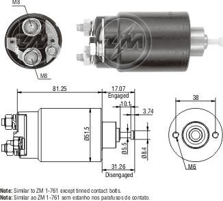 ERA ZM761C - Elettromagnete, Motore d'avviamento autozon.pro