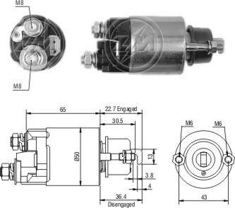 ERA ZM706 - Elettromagnete, Motore d'avviamento autozon.pro