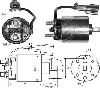 ERA ZM719 - Elettromagnete, Motore d'avviamento autozon.pro