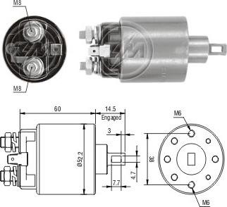 ERA ZM711 - Elettromagnete, Motore d'avviamento autozon.pro