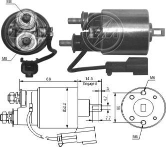 ERA ZM718 - Elettromagnete, Motore d'avviamento autozon.pro