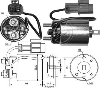 ERA ZM713 - Elettromagnete, Motore d'avviamento autozon.pro