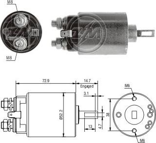 ERA ZM784 - Elettromagnete, Motore d'avviamento autozon.pro