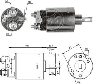 ERA ZM780 - Elettromagnete, Motore d'avviamento autozon.pro