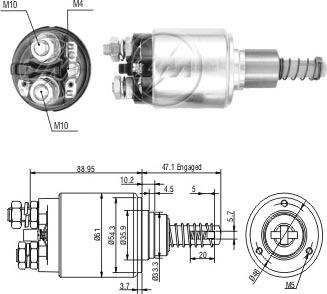 ERA ZM736 - Elettromagnete, Motore d'avviamento autozon.pro