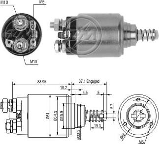 ERA ZM731 - Elettromagnete, Motore d'avviamento autozon.pro