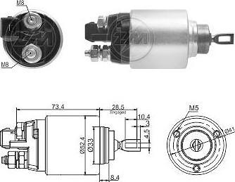 ERA ZM7381 - Elettromagnete, Motore d'avviamento autozon.pro