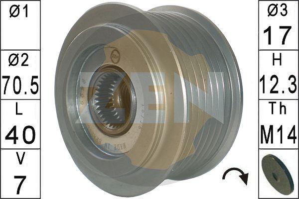 ERA ZN5598 - Puleggia cinghia, Alternatore autozon.pro