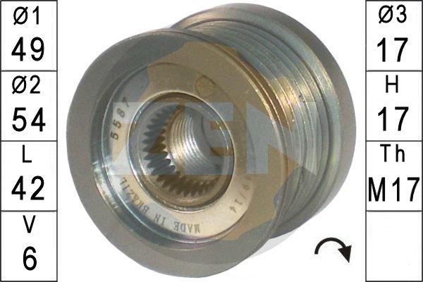 ERA ZN5587 - Puleggia cinghia, Alternatore autozon.pro