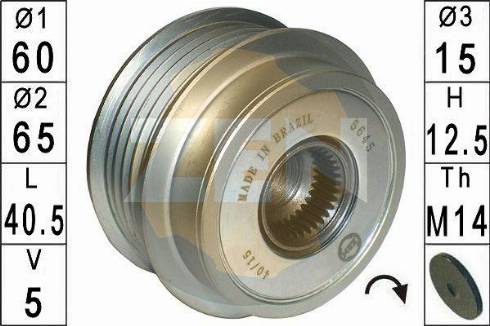 ERA ZN5645 - Puleggia cinghia, Alternatore autozon.pro