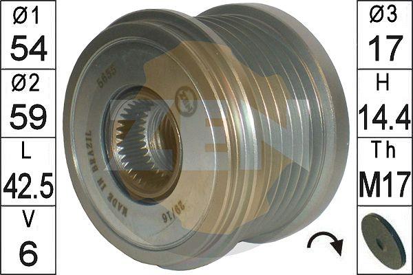 ERA ZN5655 - Puleggia cinghia, Alternatore autozon.pro