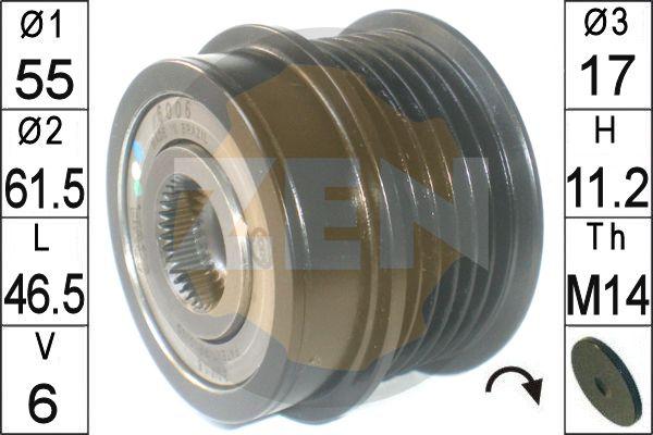 ERA zn6006 - Puleggia cinghia, Alternatore autozon.pro