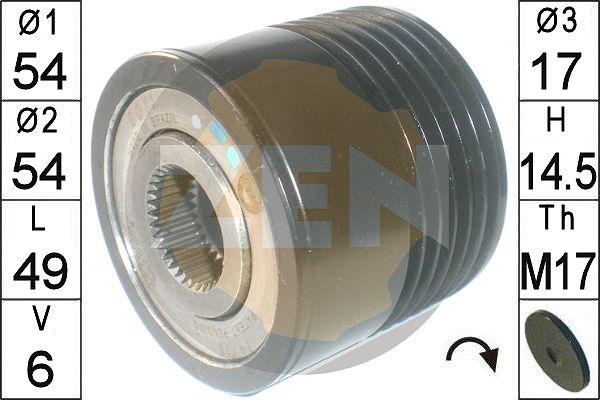 ERA ZN6011 - Puleggia cinghia, Alternatore autozon.pro