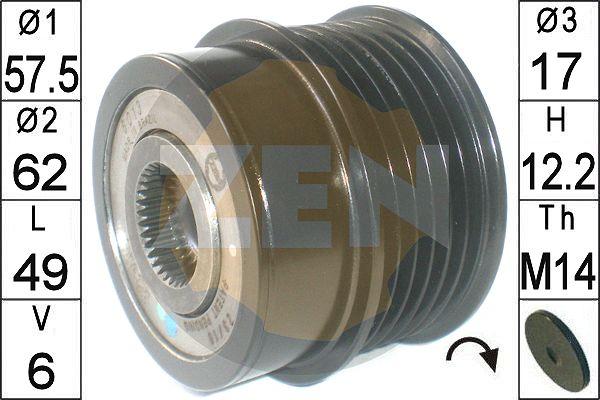 ERA ZN6013 - Puleggia cinghia, Alternatore autozon.pro