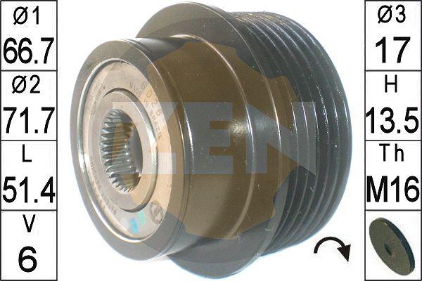 ERA ZN6026 - Puleggia cinghia, Alternatore autozon.pro