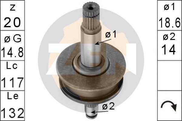 ERA ZN0957 - Pignone, Motorino d'avviamento autozon.pro