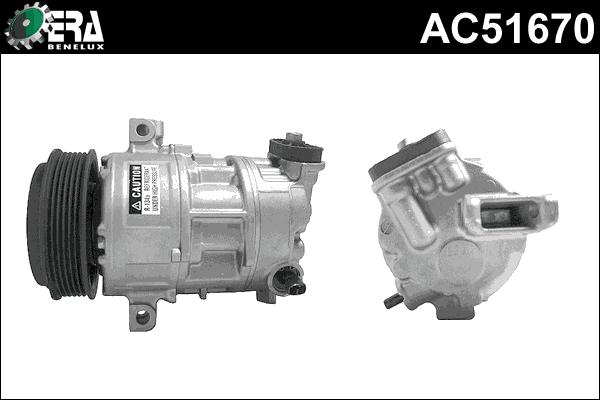 ERA Benelux AC51670 - Compressore, Climatizzatore autozon.pro